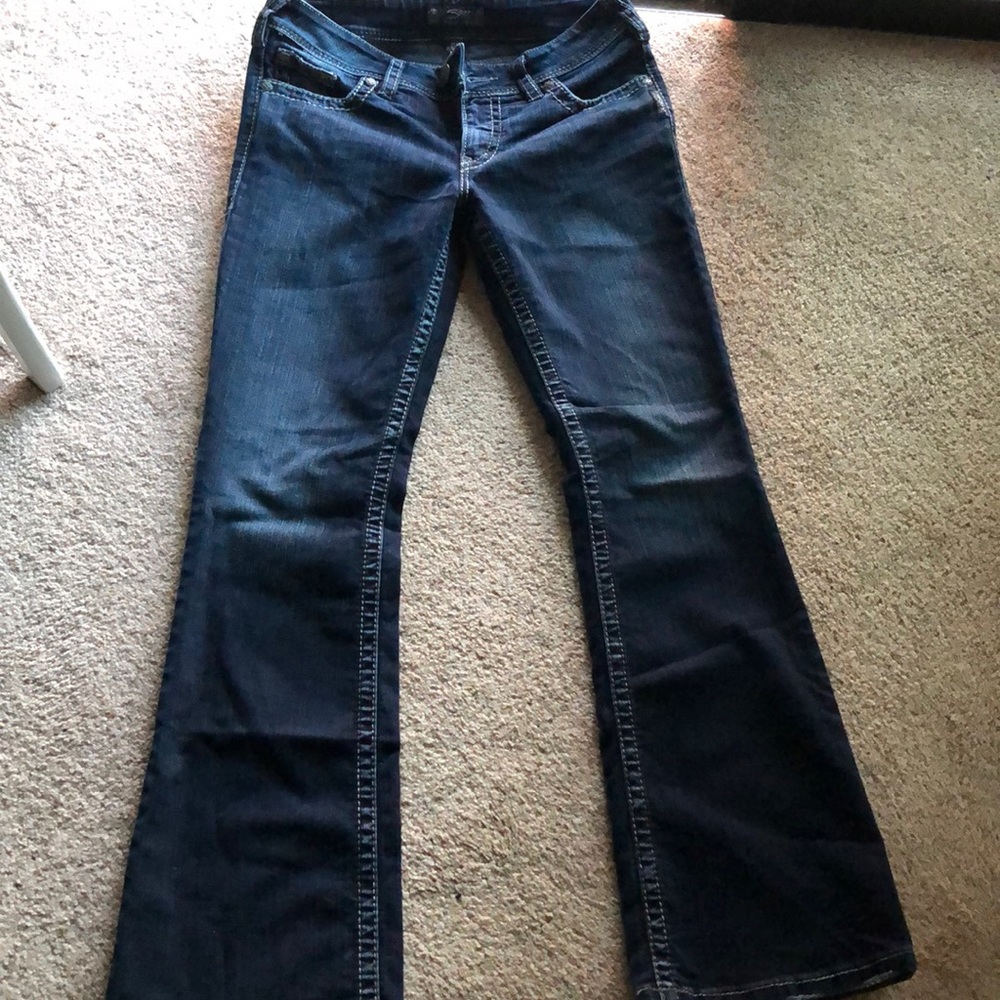 Silver jeans